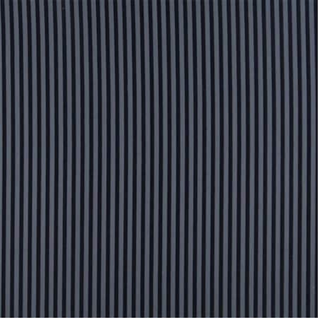 Designer Fabrics 54 in. Wide - Navy And Blue Thin Striped Jacquard Woven Upholstery Fabric D373